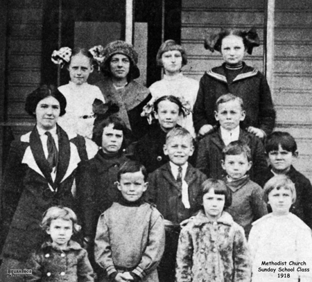 MethChurchSundaySchoolClass1918Newspaper